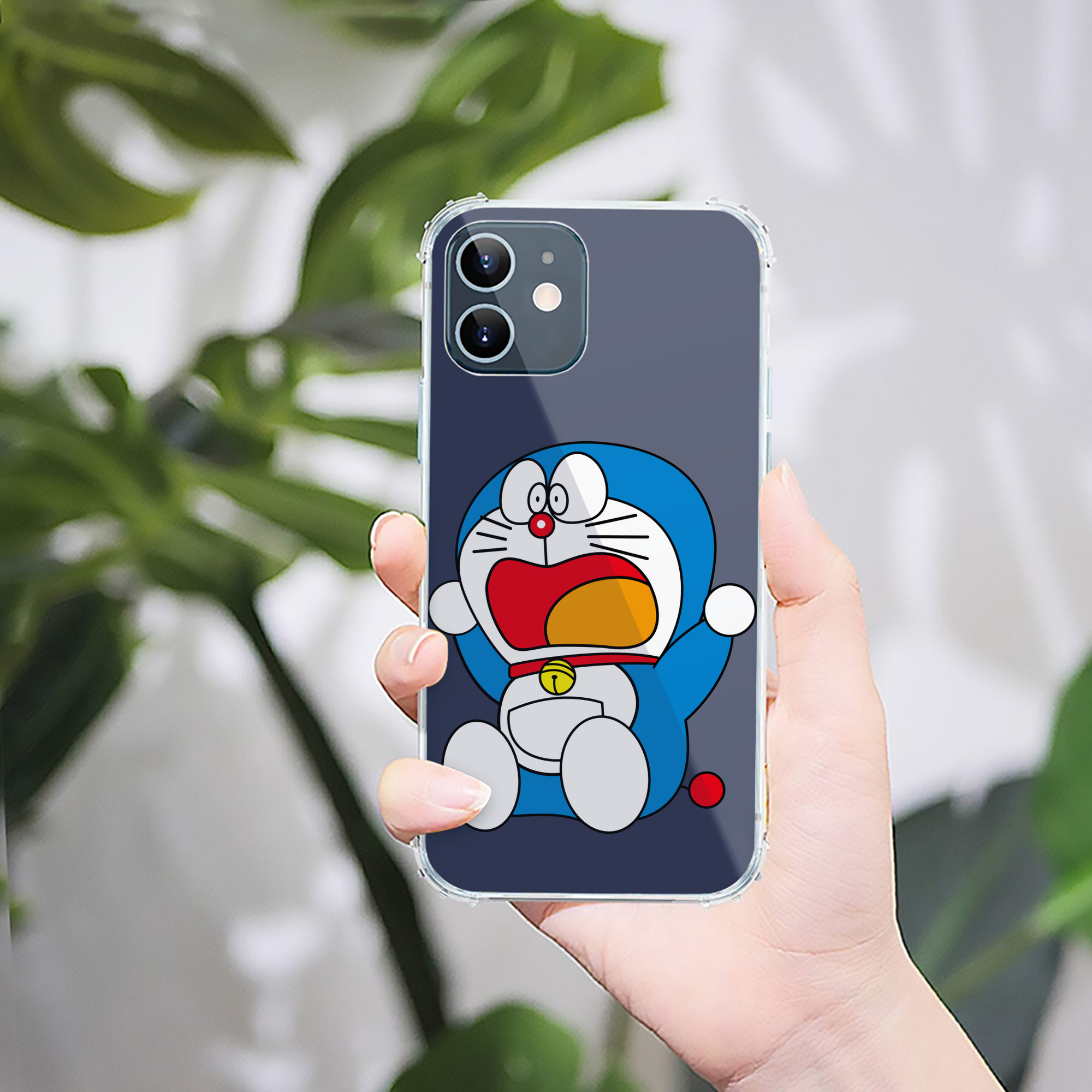 （画像用） ドラえもん Doraemon 【iPhone 12シリーズ対応】透明スマホケース（クリアソフトケース）